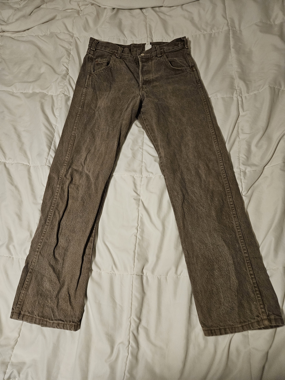 Vintage Dickies Branders Neutral Brown Straight-Leg Jeans